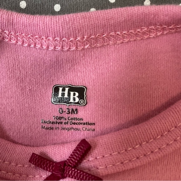 Hudson Baby Long Sleeve Onesies 5 Pack 0-3 Month - Picture 6 of 6